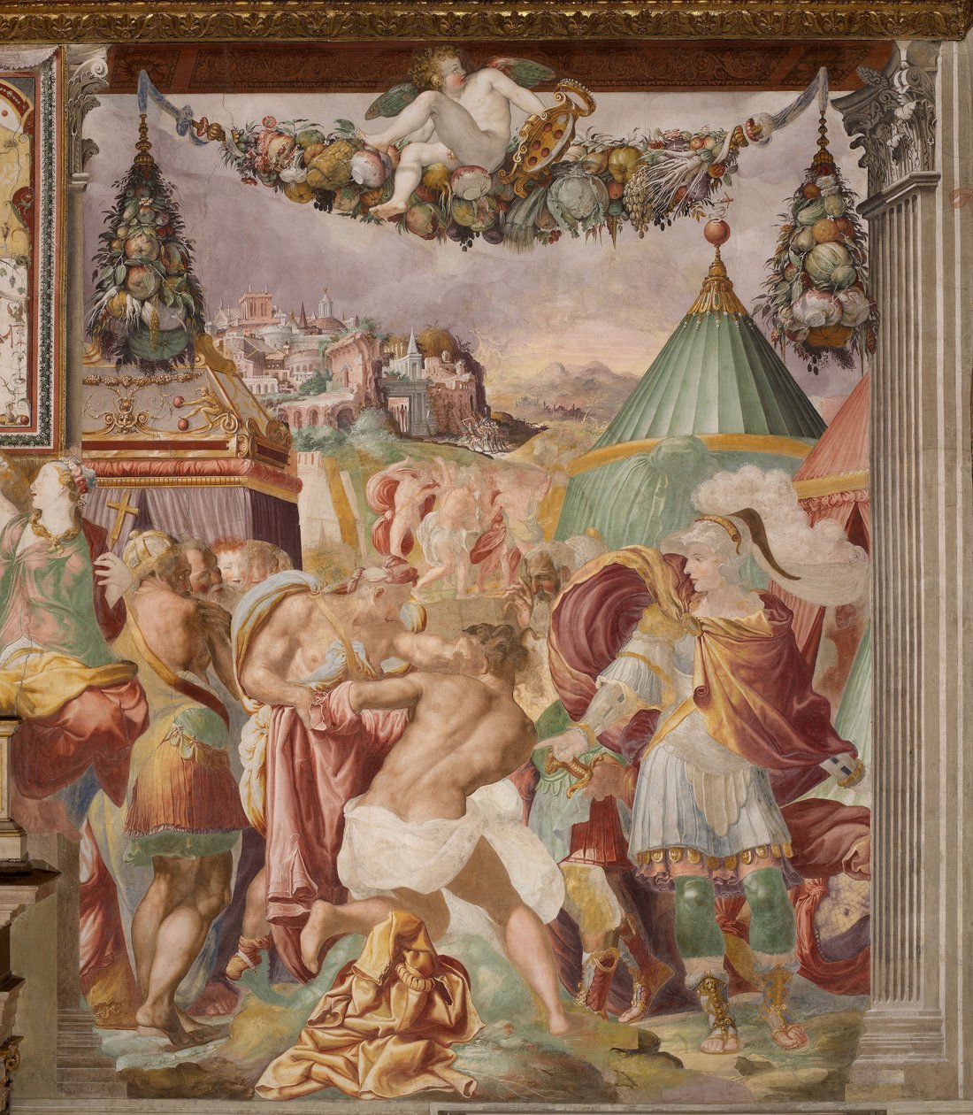 Faleriin petollisen koulumestarin rangaistus, n. 1544 tekijältä Francesco de Rossi