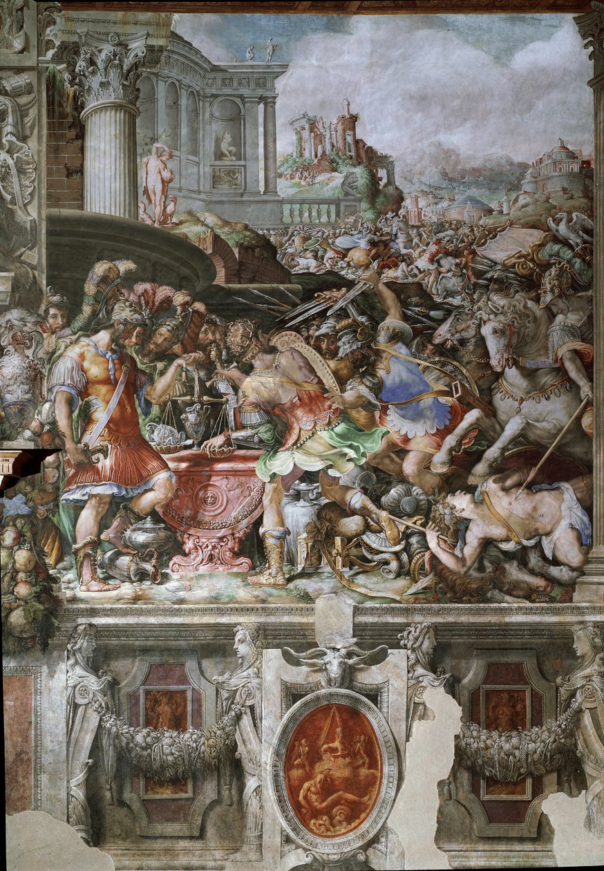 Furius Camilluksen elämä (fresko tekijältä Francesco de Rossi Salviati