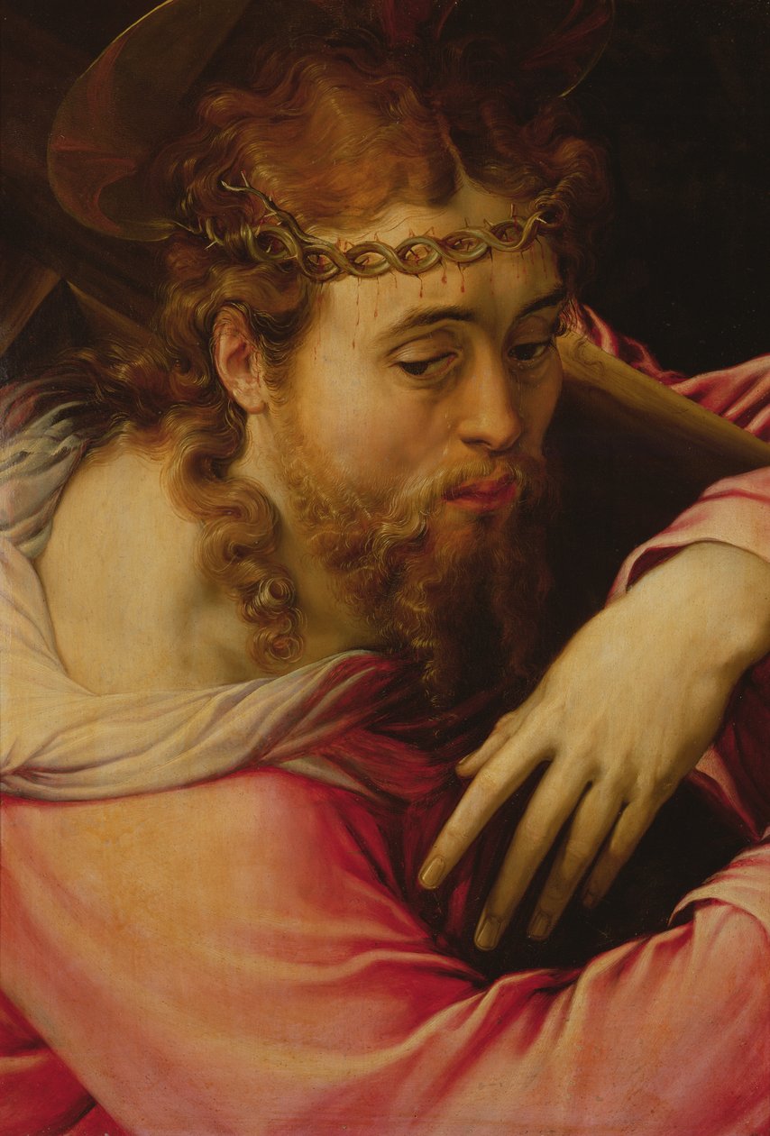 Kristus kantaa ristiä tekijältä Francesco de Rossi Salviati Cecchino