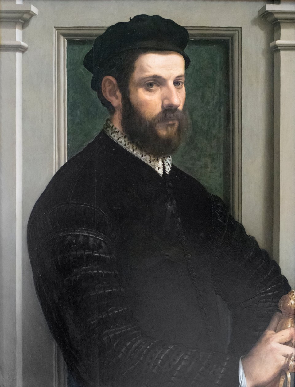 Herrasmiehen muotokuva tekijältä Francesco de Rossi Salviati Cecchino
