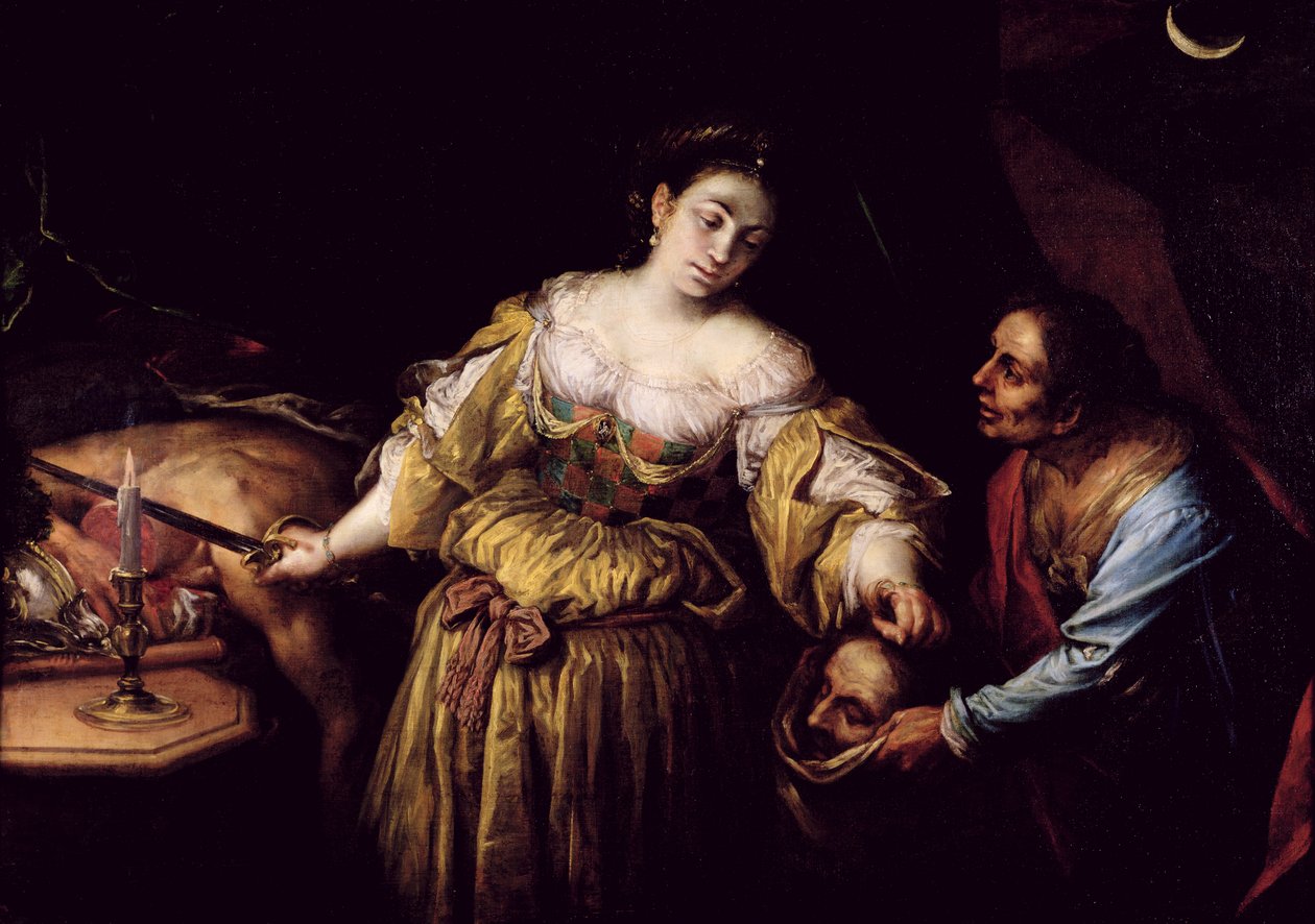 Judith Beheading Holofernes, n. 1648-54 tekijältä Francesco del Cairo