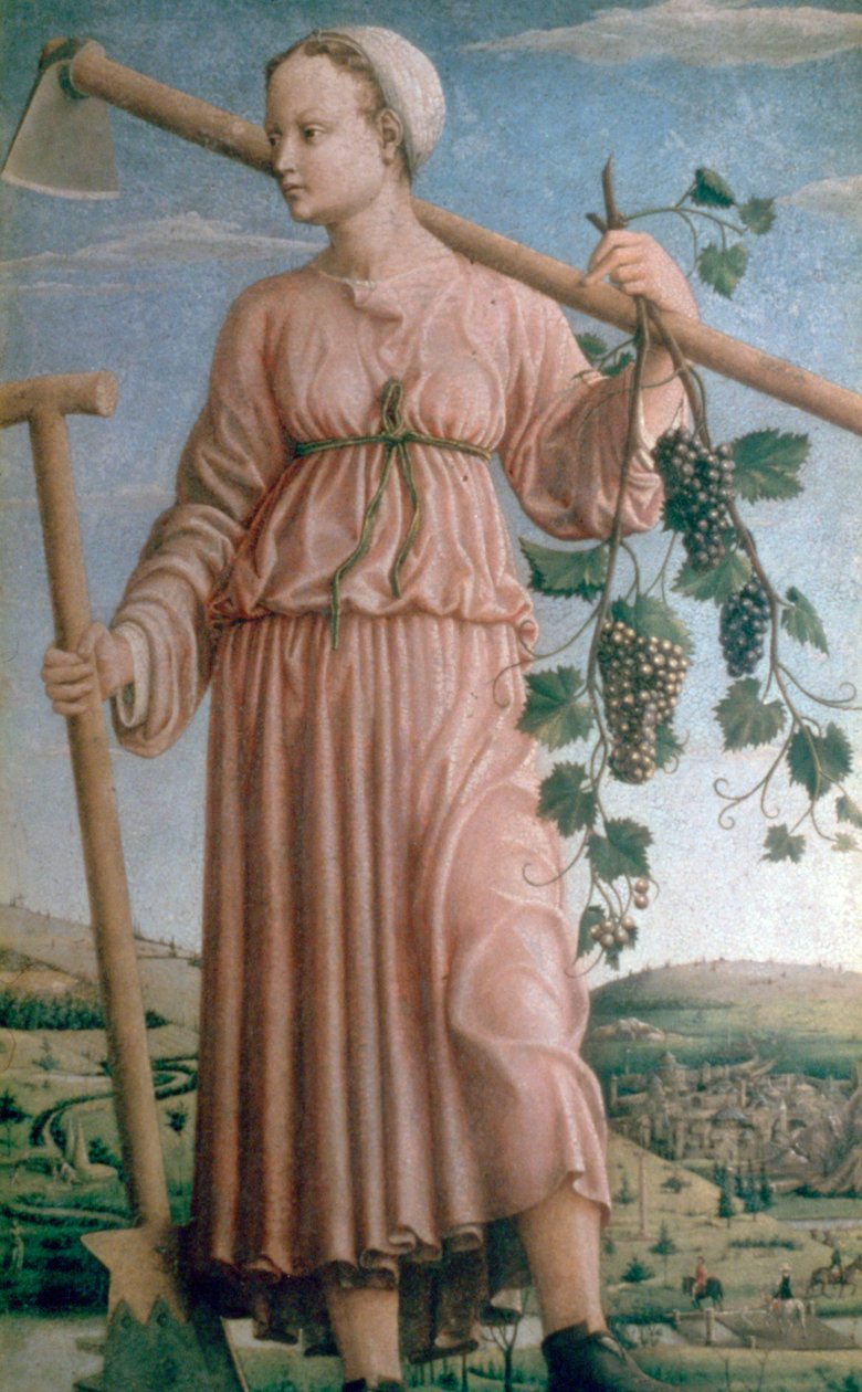 Syksyn allegoria, 1400-luku tekijältä Francesco del Cossa
