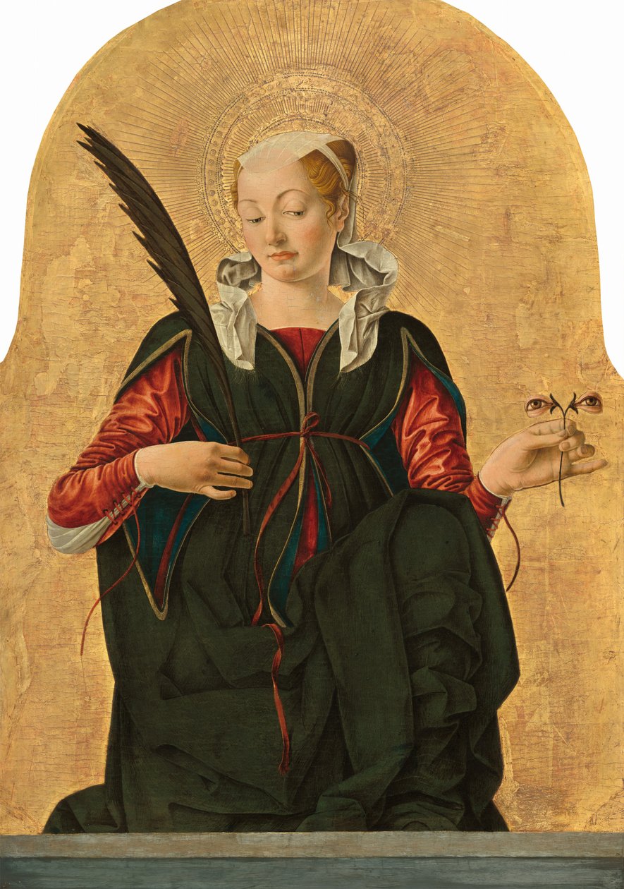 Saint Lucy, n. 14731474. tekijältä Francesco del Cossa