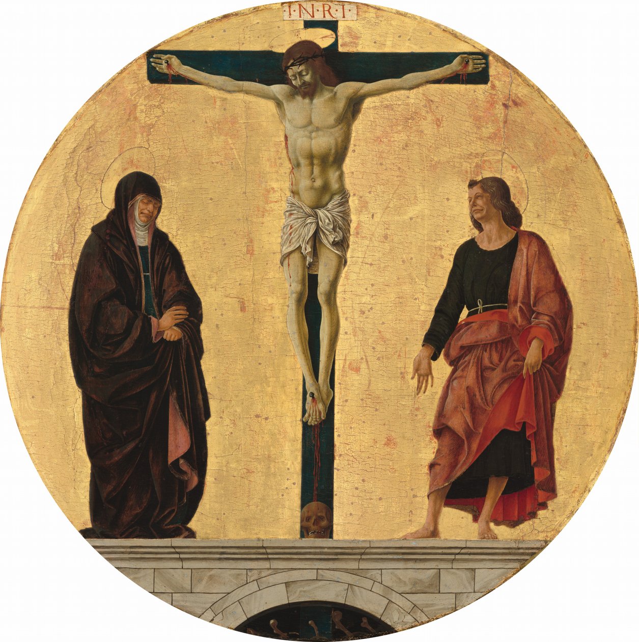 Ristiinnaulitseminen, n. 14731474. tekijältä Francesco del Cossa