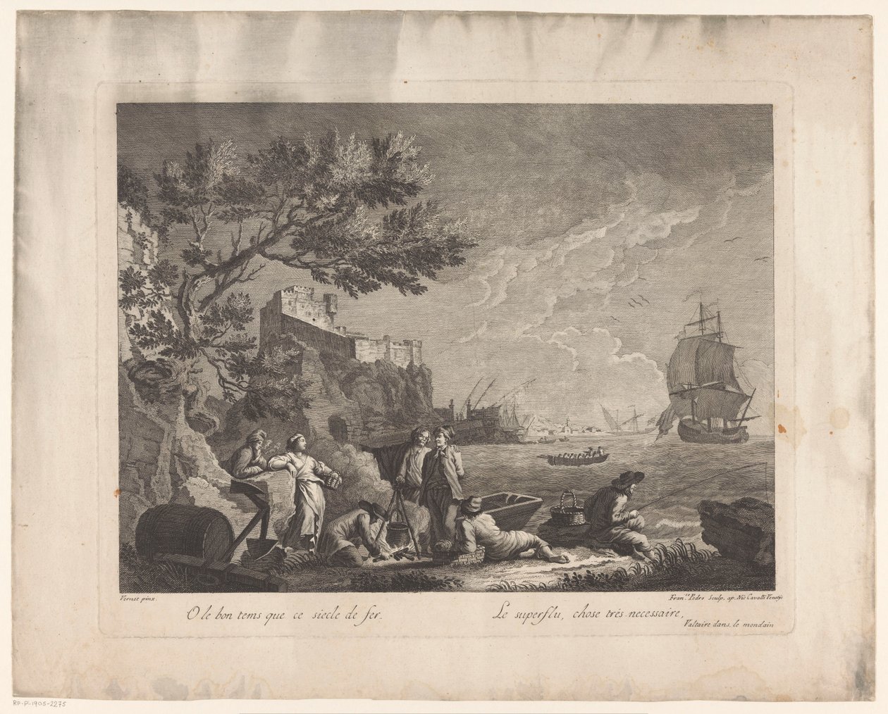 Figuurit meren rannalla Maisemat kalastajien kanssa (sarjan nimi) tekijältä Francesco del Pedro