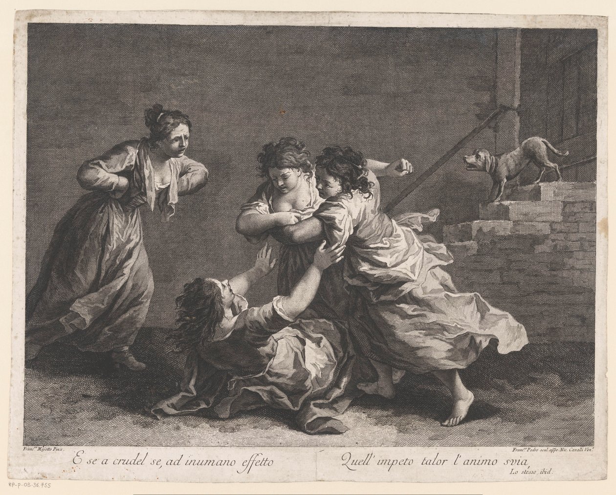 naiset taistelevat Women Fighting (sarjan nimi) tekijältä Francesco del Pedro