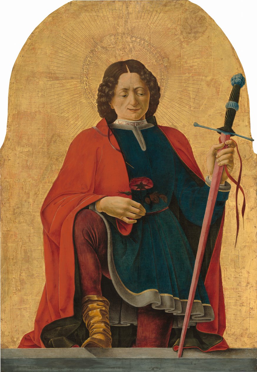 Pyhä Florian, noin 1473-1474 (tempera poppelipaneelille). tekijältä Francesco del & Roberti Ercole de