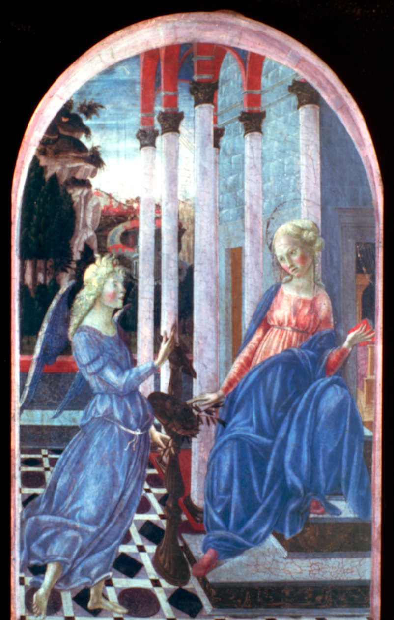 Ilmoitus, n. 1470-1472 tekijältä Francesco di Giorgio Martini