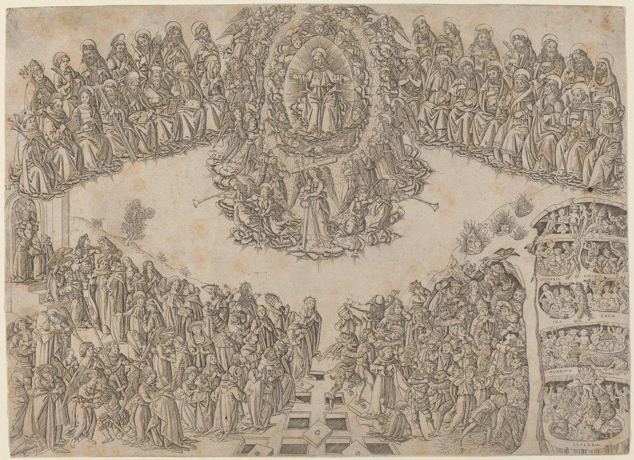 Viimeinen tuomio tekijältä Francesco di Lorenzo Rosselli after Fra Angelico