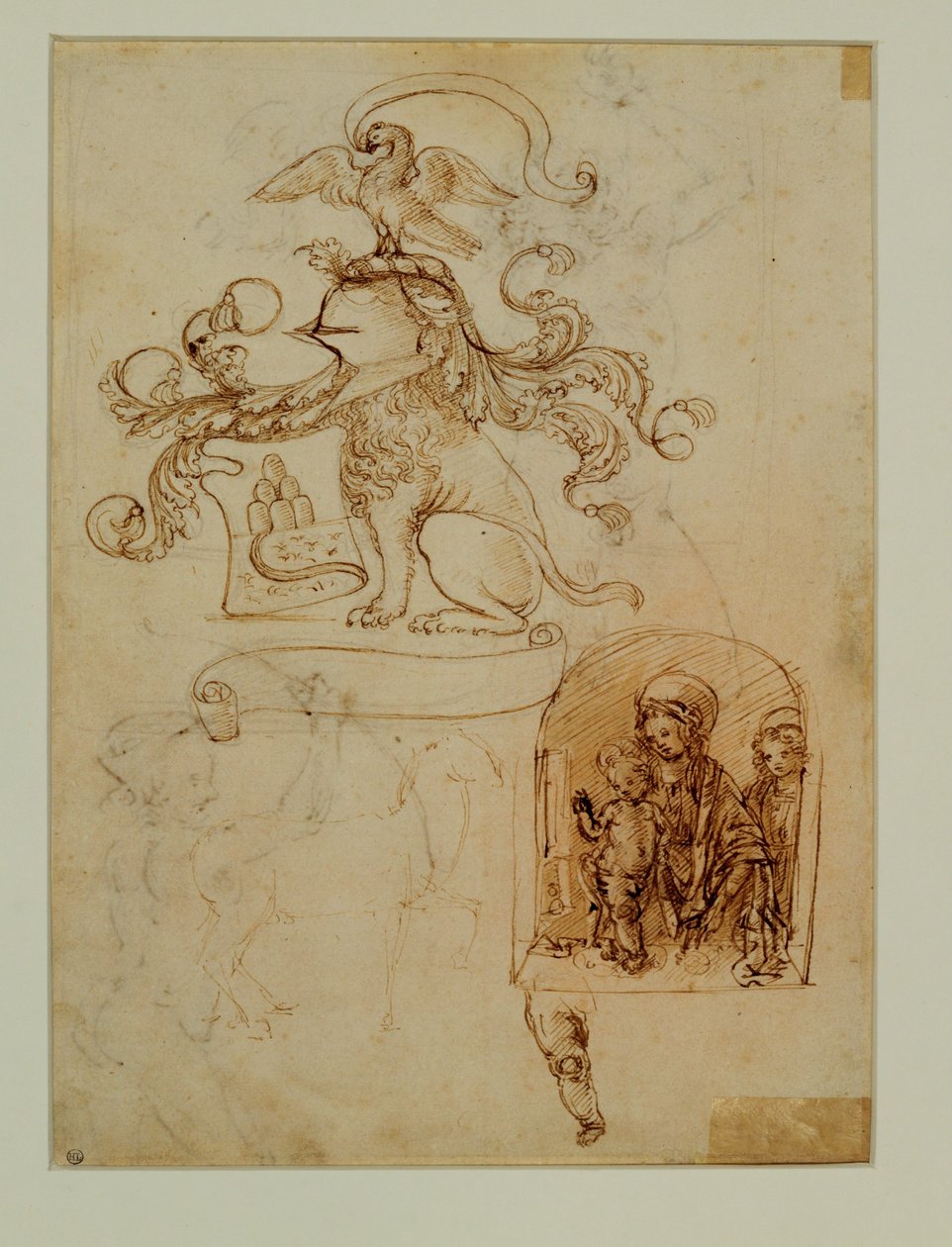 Heraldiset elementit ... tekijältä Francesco di Simone (attr. to)