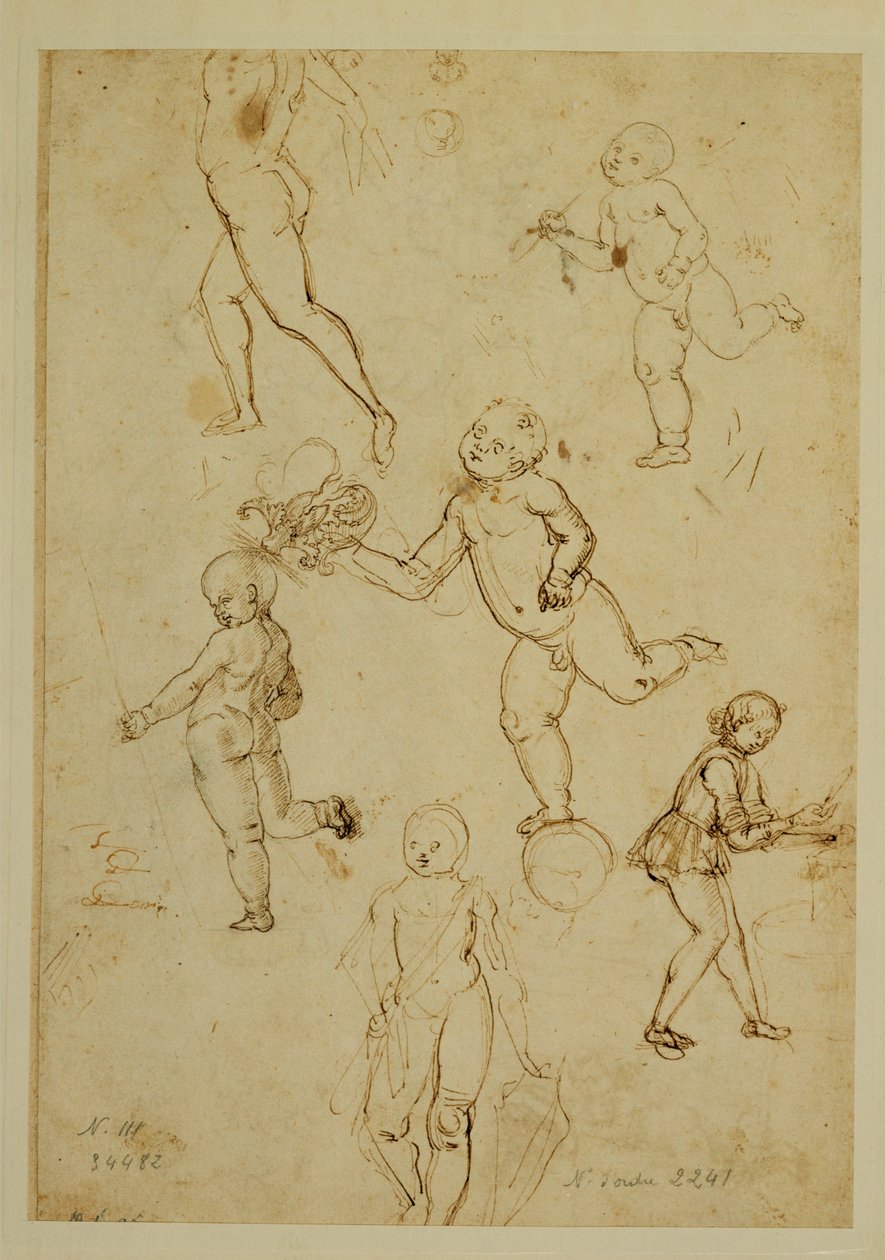 Kolme lasta;putto ... tekijältä Francesco di Simone (attr. to)