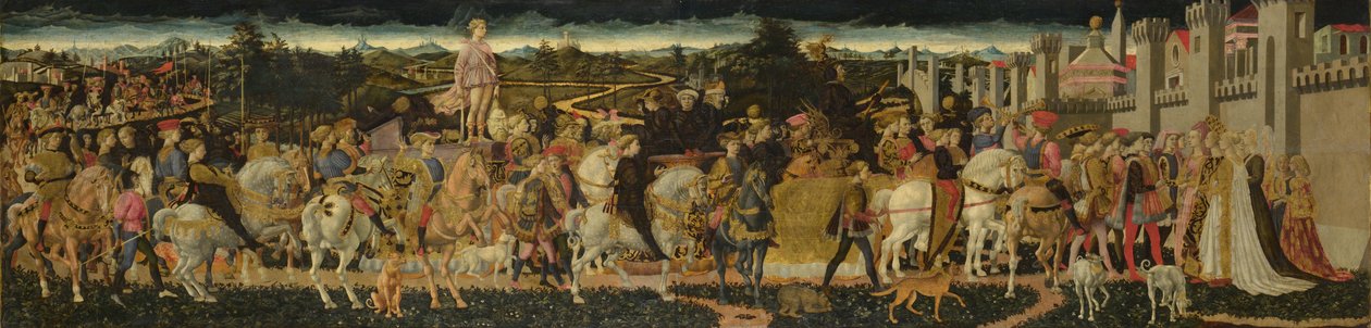 Daavidin voitto, n. 1450 tekijältä Francesco di Stefano Pesellino