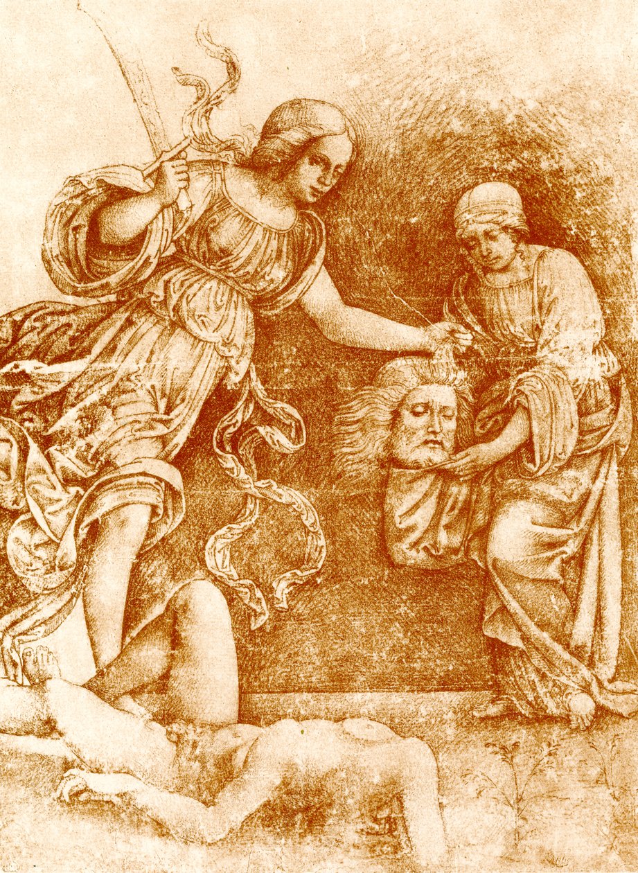 Judith ja Holofernes tekijältä Francesco school of Francia