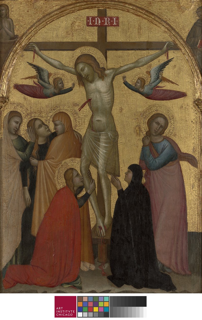 Ristiinnaulitseminen, noin 1370 tekijältä Francescuccio Ghissi