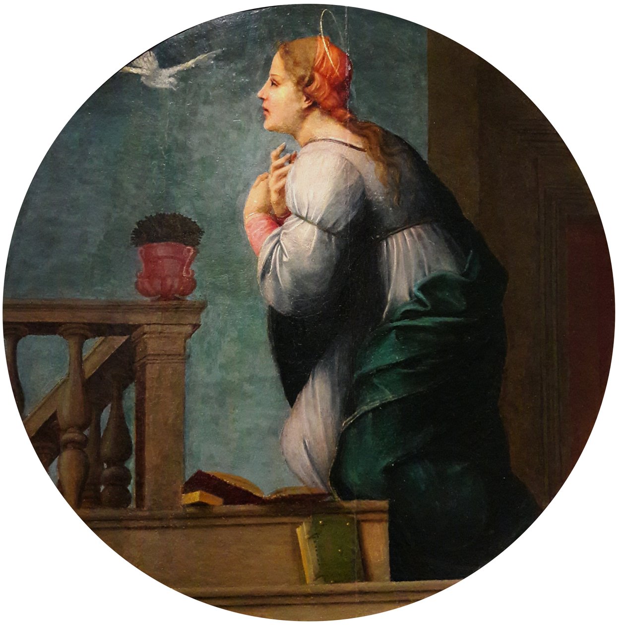 Mary Ilmoitusparista tekijältä Francesco di Cristofano Franciabigio