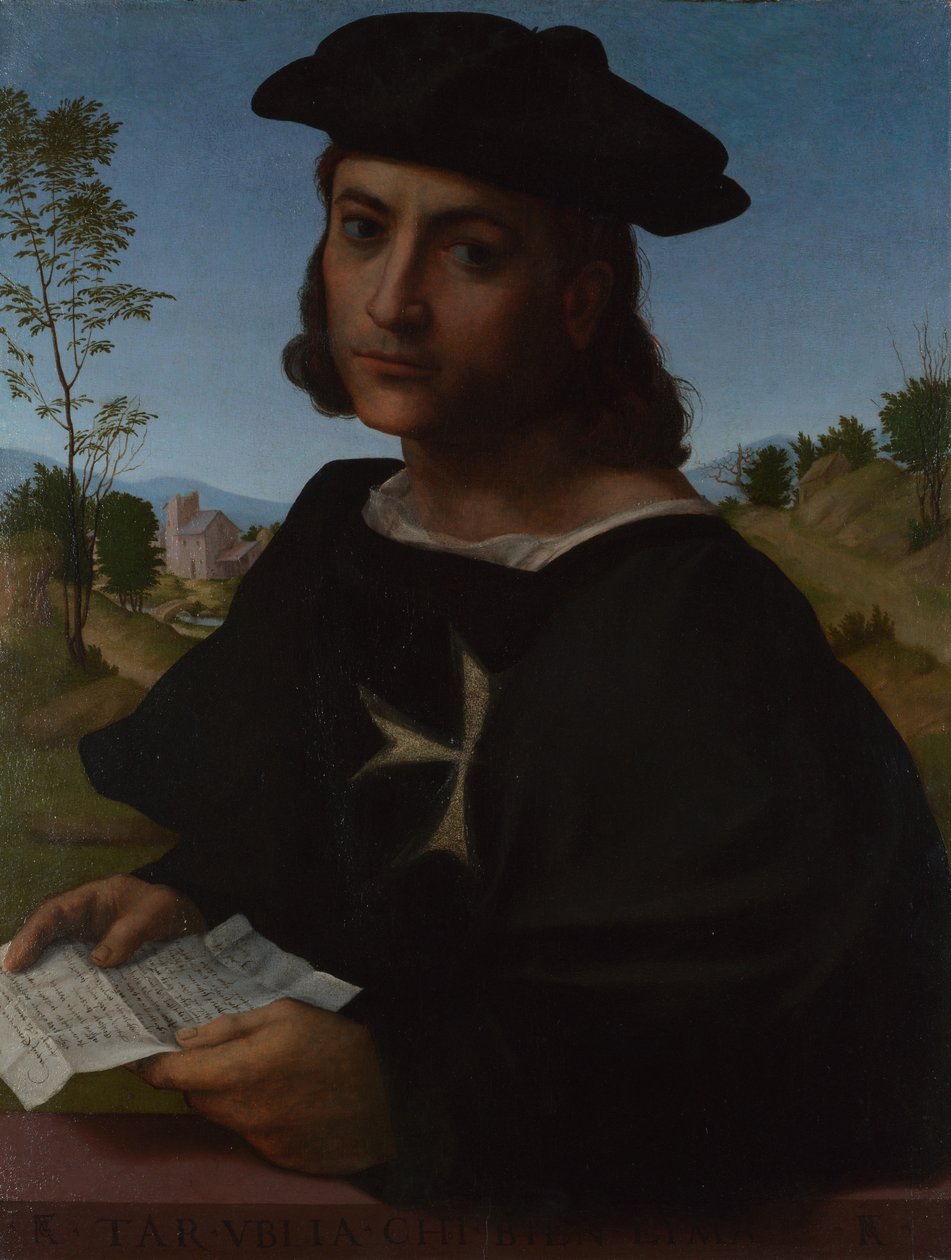 Rodoksen ritarin muotokuva, 1514 tekijältä Francesco di Cristofano Franciabigio