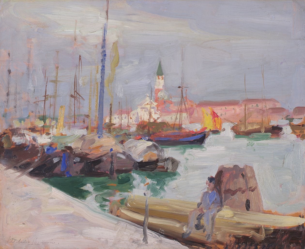 Venetsia, noin 1910 tekijältä Francis Campbell Boileau Cadell