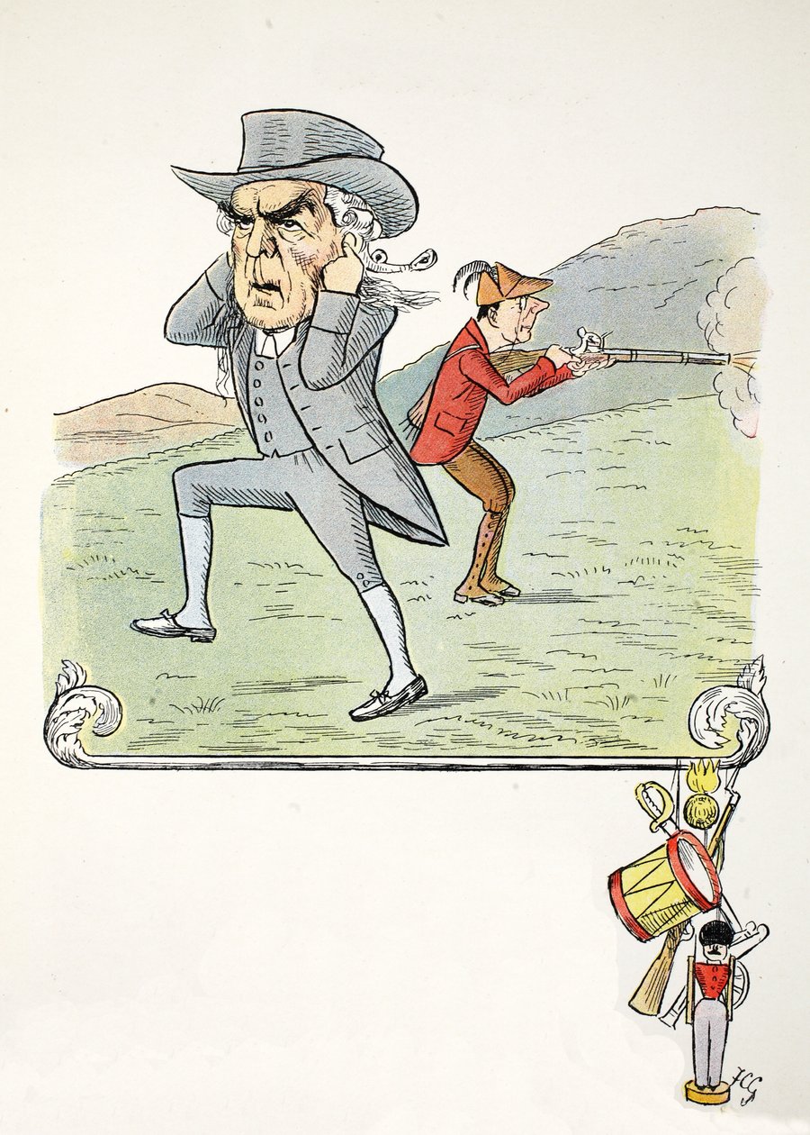A Queer C, kuvitus teoksesta The Struwwelpeter Alphabet, Harold Begbien (1871-1929) säkeet. tekijältä Francis Carruthers Gould
