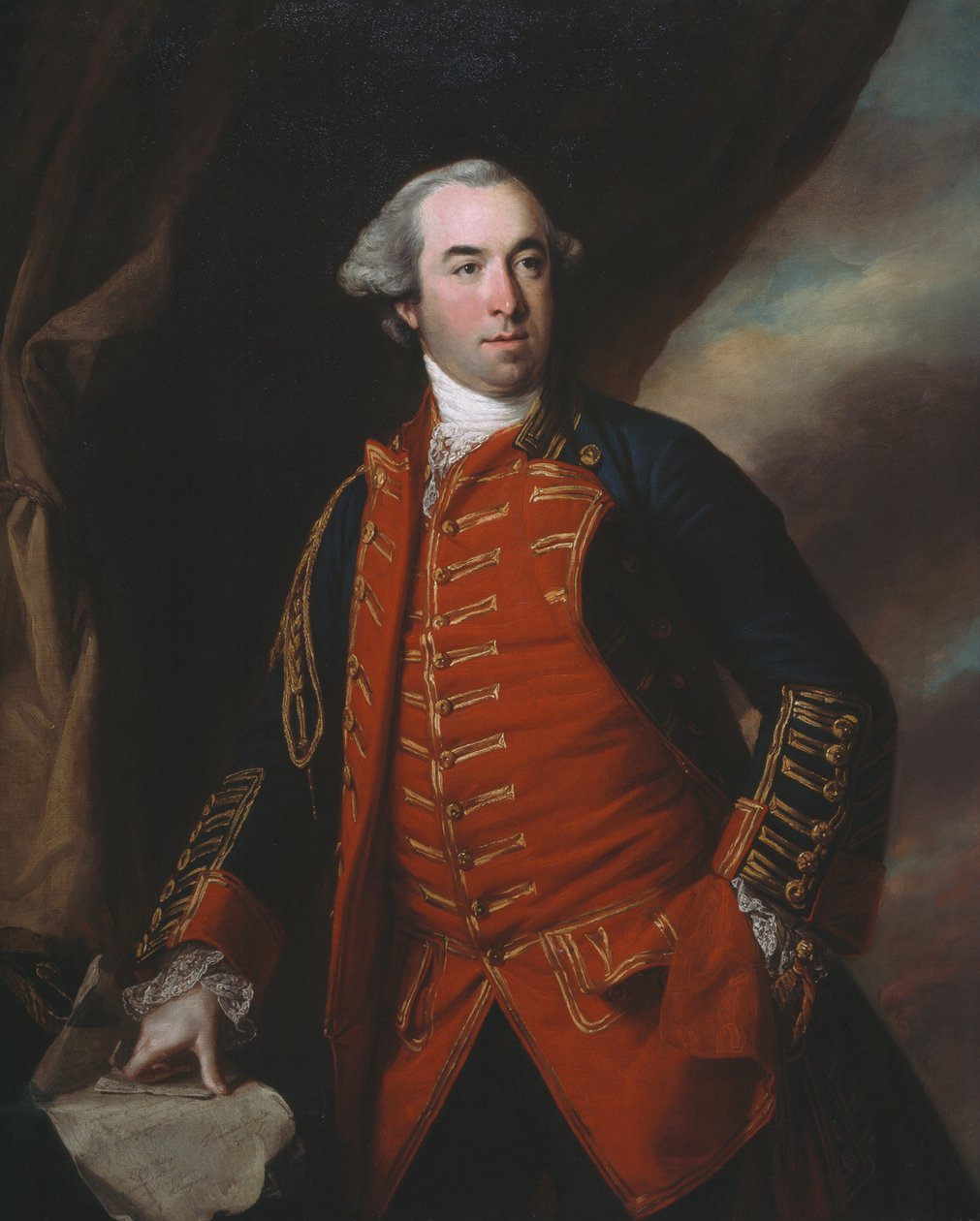 Everstiluutnantti William Phillips (1731-81) 1764 tekijältä Francis Cotes