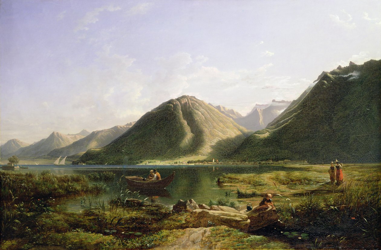Dulo ng Lake Geneva, 1835 finn tekijältä Francis Danby