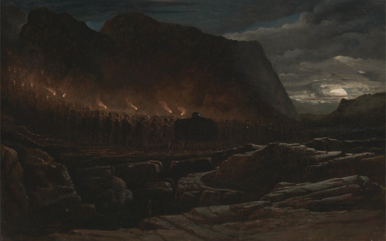 Hautajaiskulkue tekijältä Francis Danby