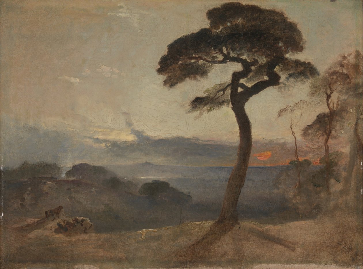 Hampstead Heath, Auringonlasku tekijältä Francis Danby