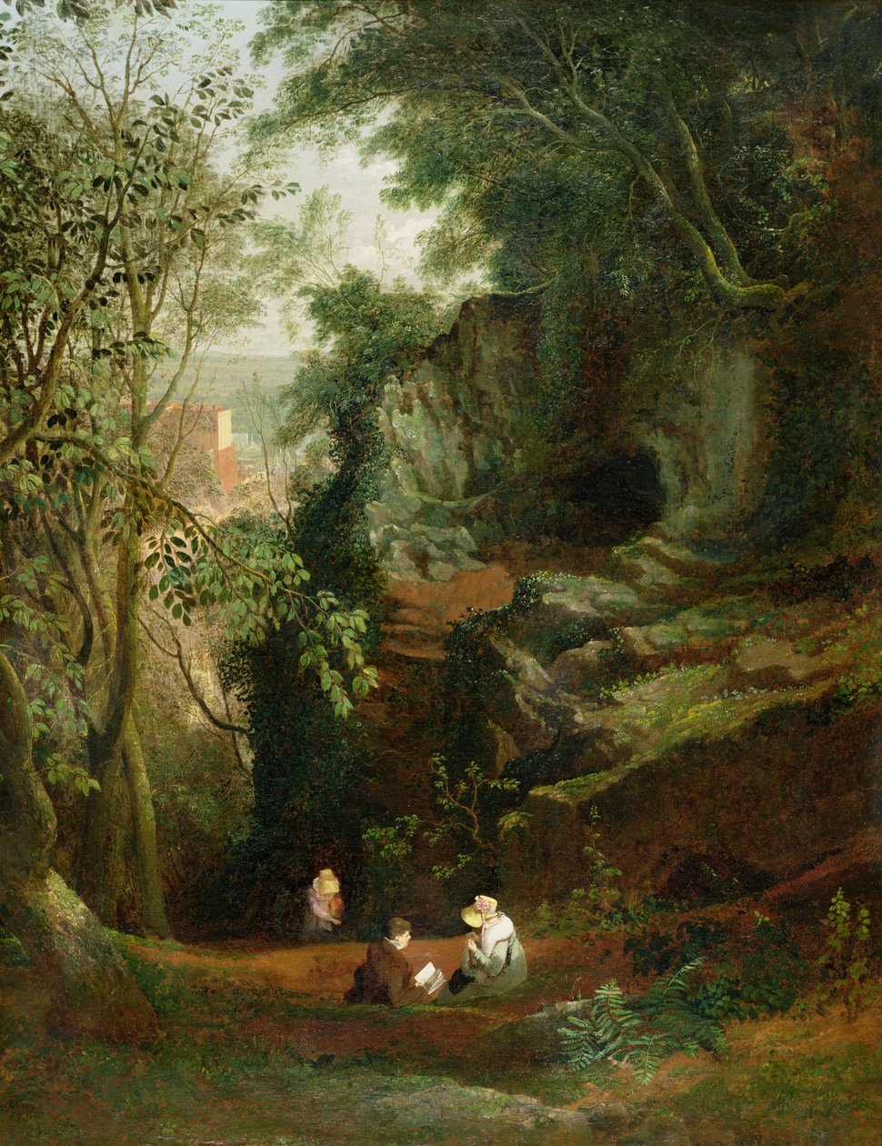 Maisema lähellä Cliftonia, n. 1822-23 tekijältä Francis Danby