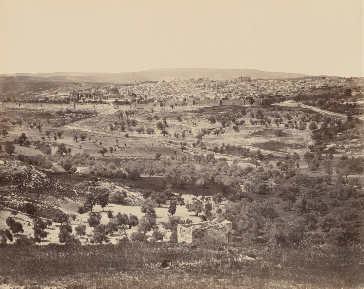 Jerusalem Öljymäeltä tekijältä Francis Frith
