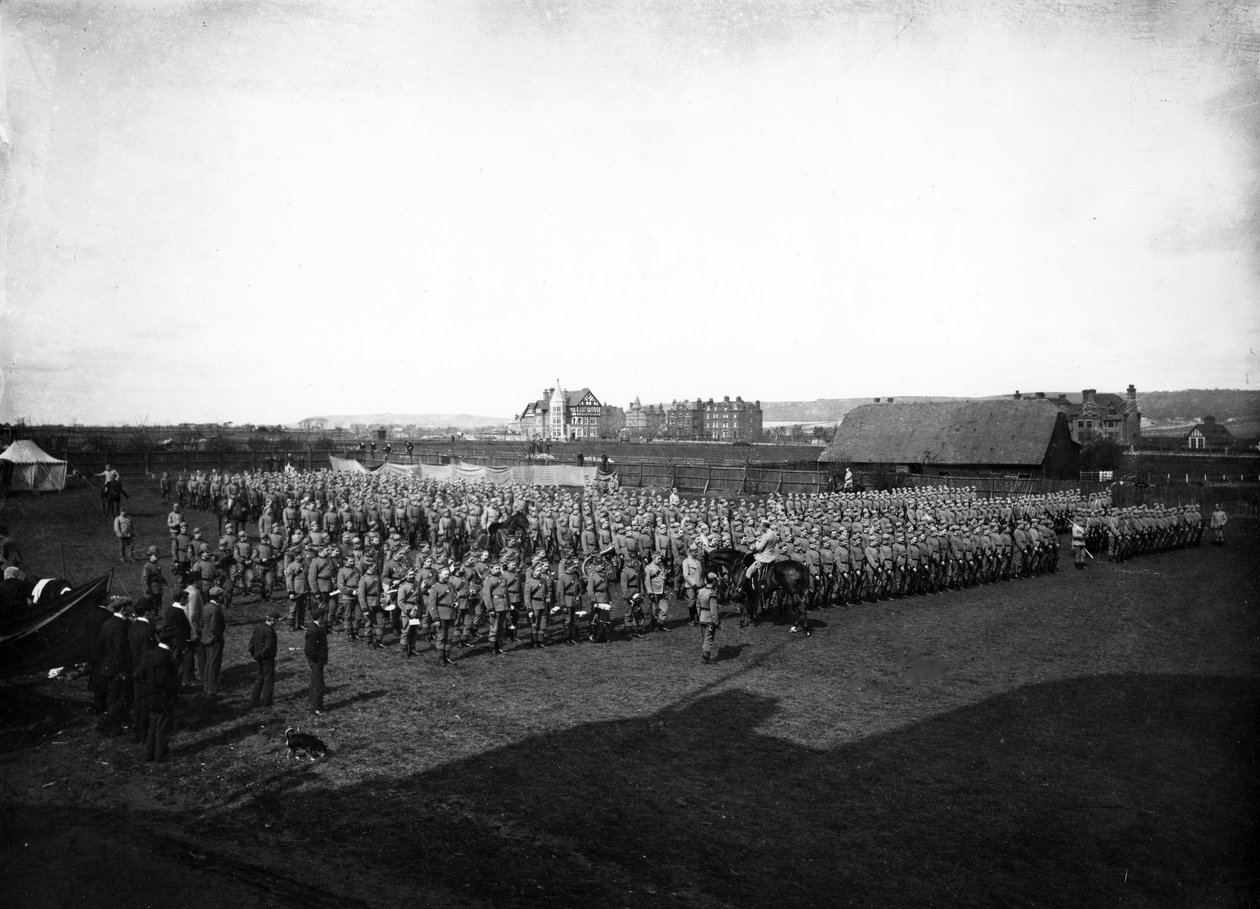 Queens Westminsterin kiväärimiehet (13th Middlesex), noin 1890-luku. tekijältä Francis G. O. Stuart
