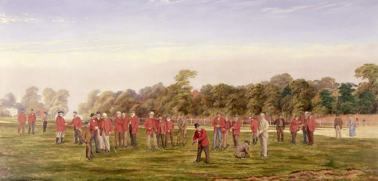 Golf Blackheathissa, 1875 tekijältä Francis Powell