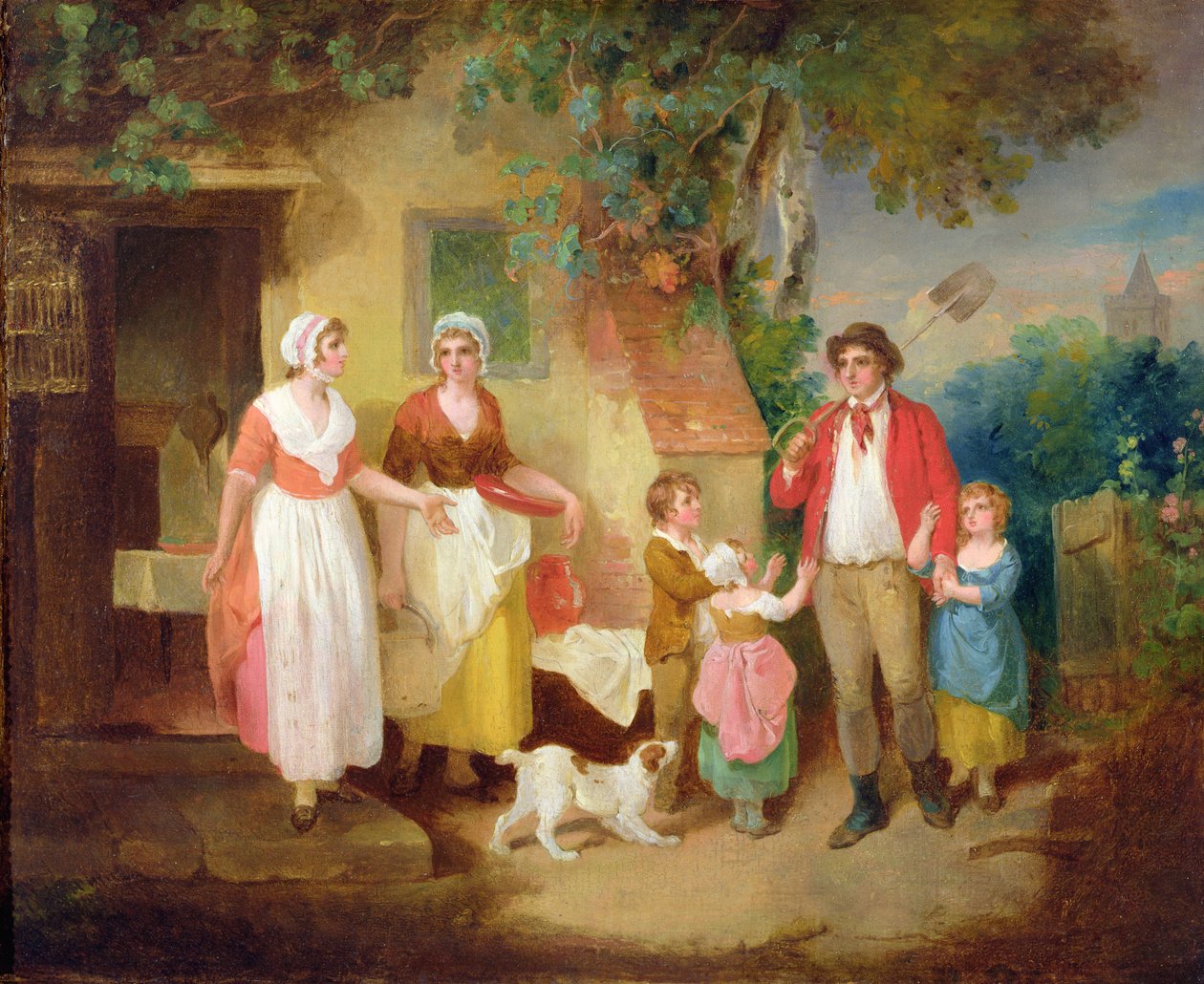 Ilta, 1799 tekijältä Francis Wheatley