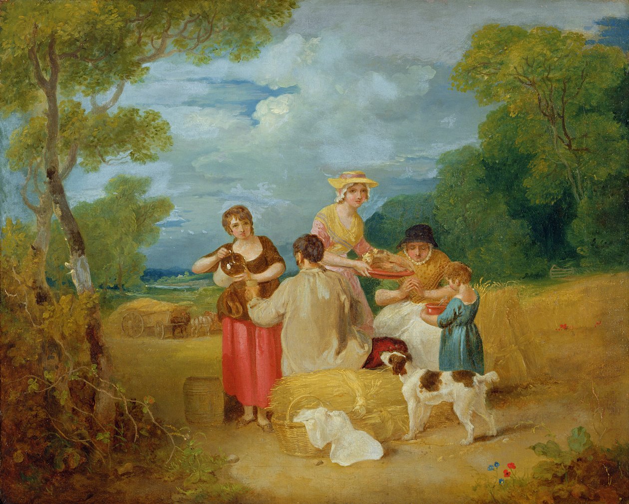 Keskipäivä, 1799 tekijältä Francis Wheatley