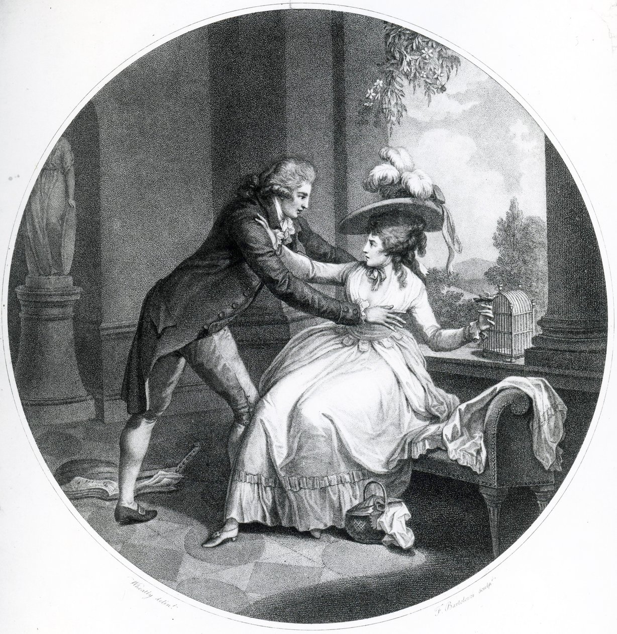 Kultapeippo, 1789 tekijältä Francis Wheatley