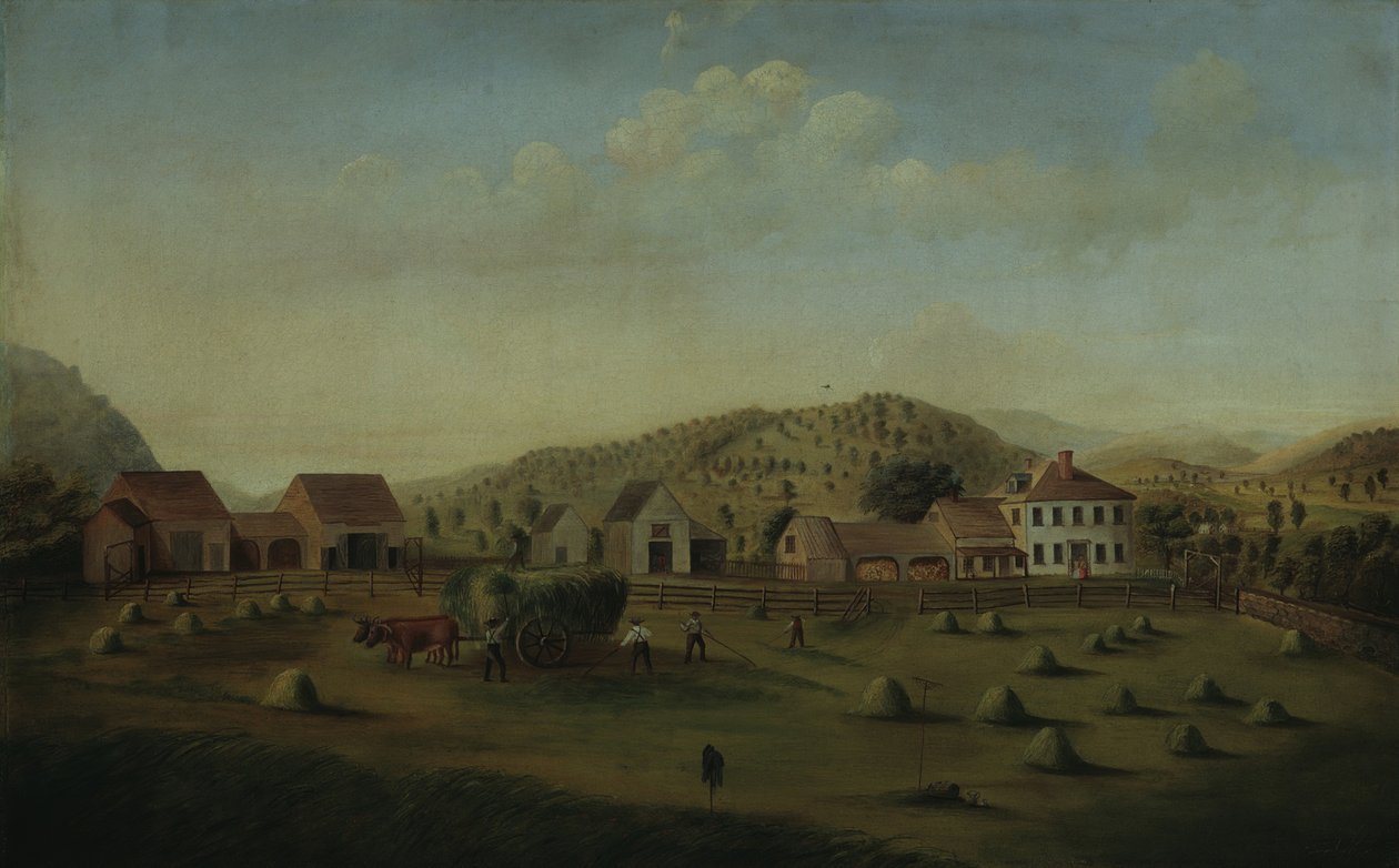 Leete Farm, West Claremont, New Hampshire, n. 1822. tekijältä Francis Alexander