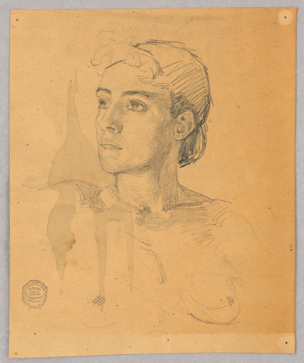 Naisen alaston rintakuva tekijältä Francis Augustus Lathrop