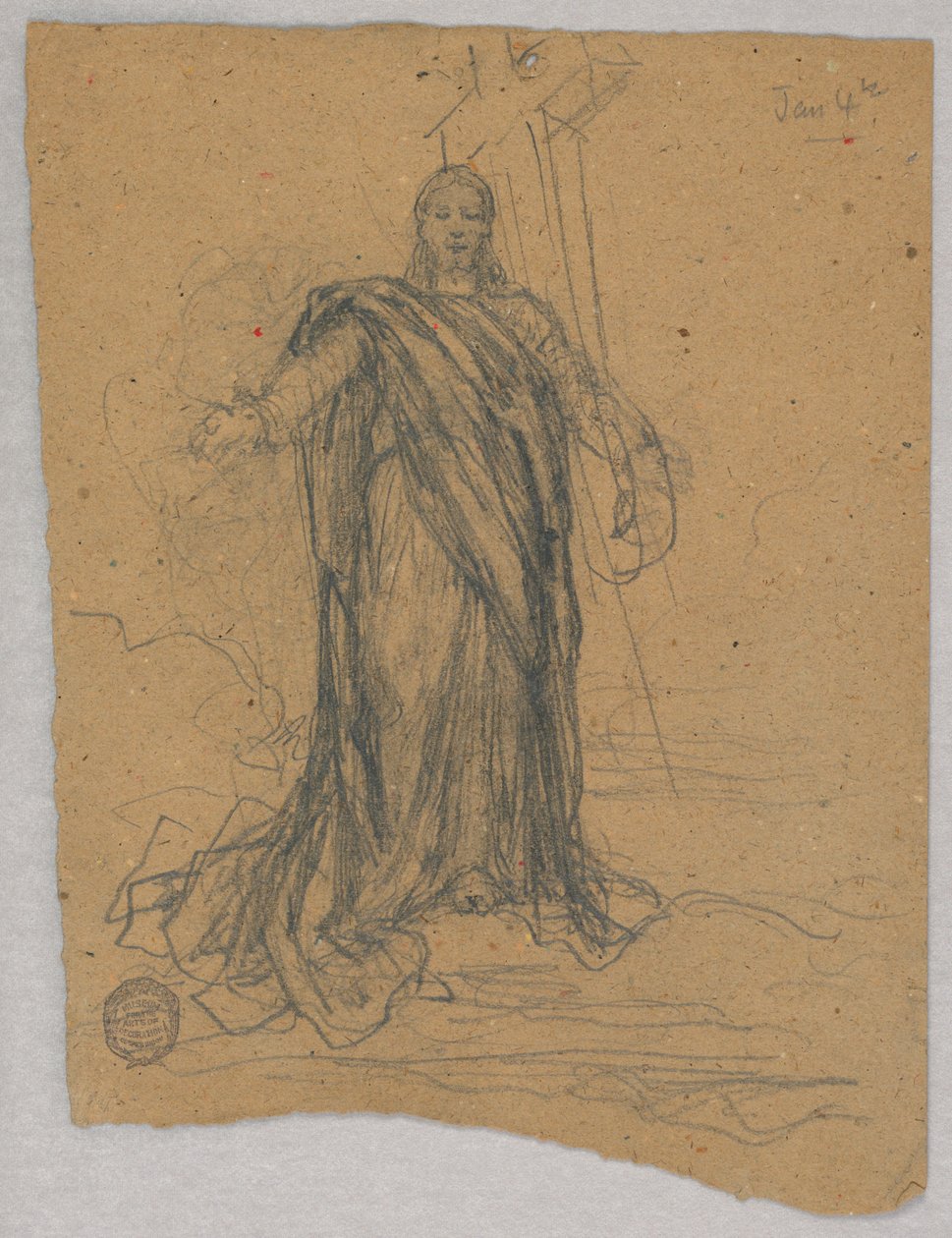 Piirros Keskihahmosta Ascensionissa tekijältä Francis Augustus Lathrop