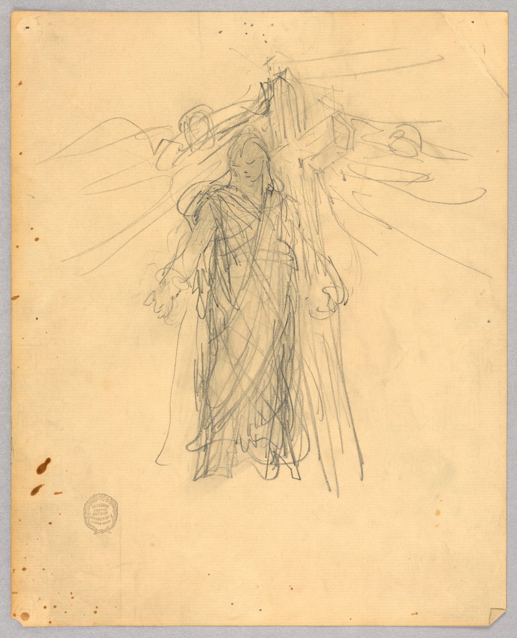 Piirros Keskihahmosta Ascensionissa tekijältä Francis Augustus Lathrop