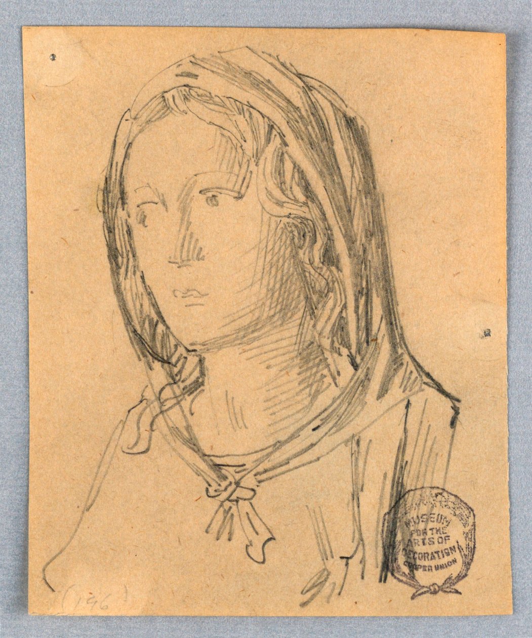 Esbós del cap de la Madonna finlandesa tekijältä Francis Augustus Lathrop