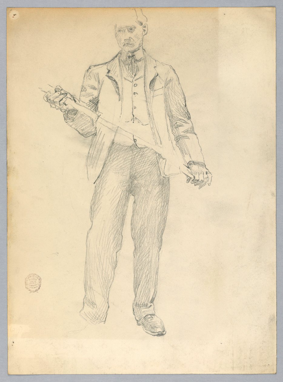 Luonnos miehestä tekijältä Francis Augustus Lathrop