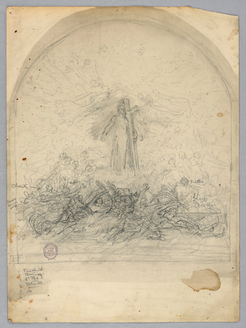 Ascension luonnos tekijältä Francis Augustus Lathrop