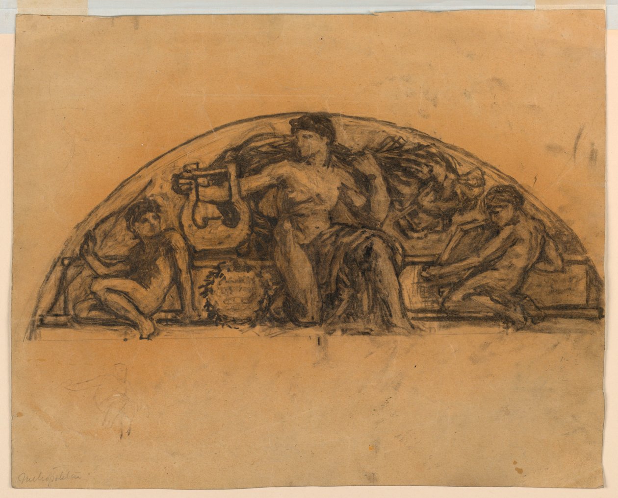 Opiskelu "Apollolle", Metropolitan Operalle, New York, NY tekijältä Francis Augustus Lathrop