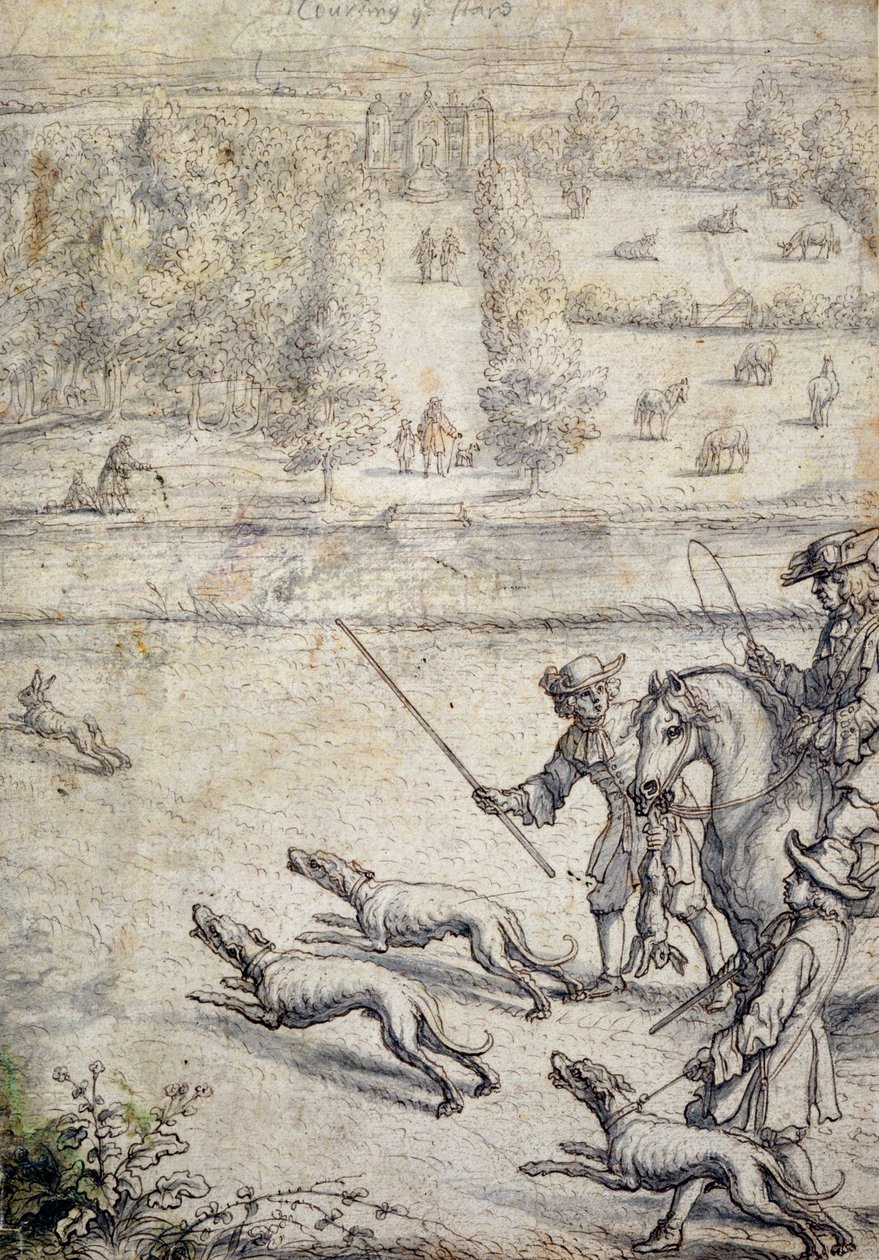 Coursing the Hare, kuvitus Richard Blomen "The Gentleman