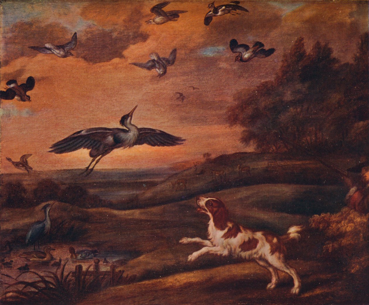 Shooting Plover, 1600-luvun loppu, 1922 tekijältä Francis Barlow