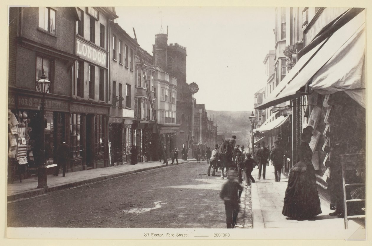 33. Exeter, Fore Street, 186094. finlandès tekijältä Francis Bedford