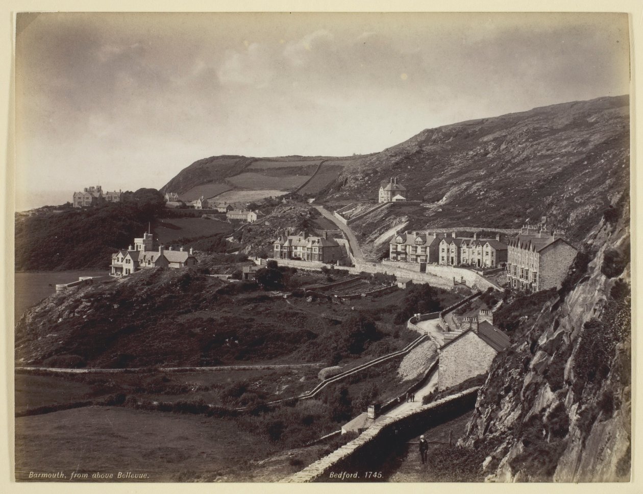 Barmouth, Bellevuen yläpuolelta tekijältä Francis Bedford
