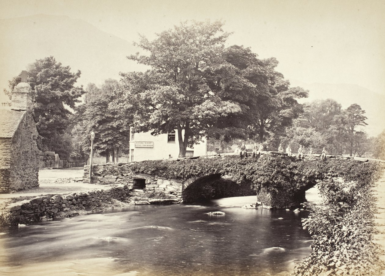 Beddgelert, silta ja Moel Hebog, nro 3 (518) tekijältä Francis Bedford