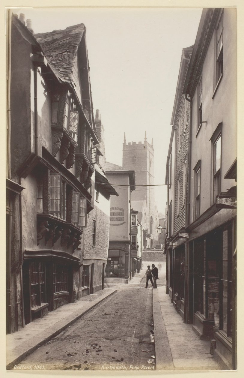 Dartmouth, Foss Street, 186094. tekijältä Francis Bedford