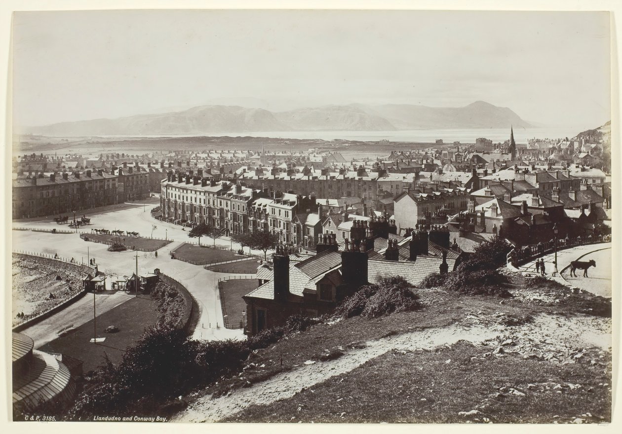 Llandudno ja Conway Bay, 186094. tekijältä Francis Bedford