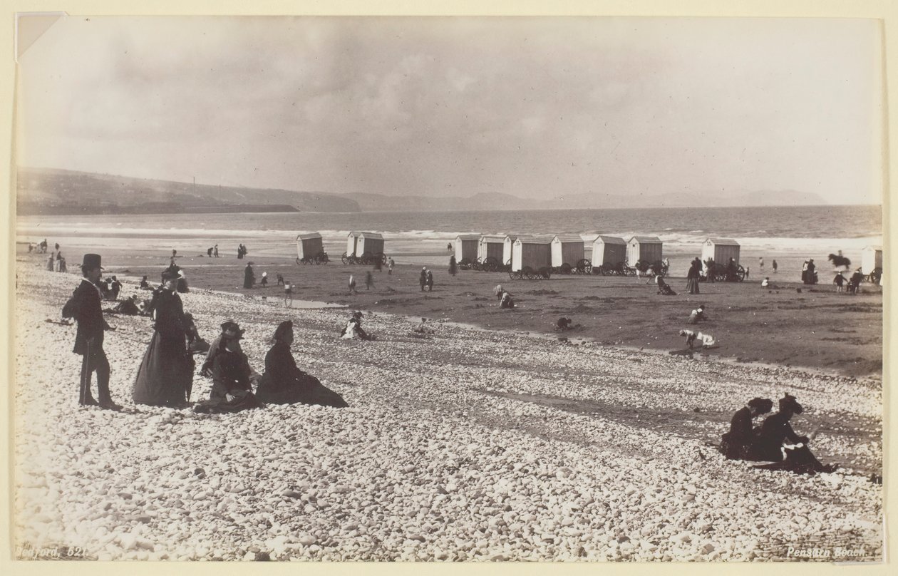 Pensarn Beach, 186094. tekijältä Francis Bedford