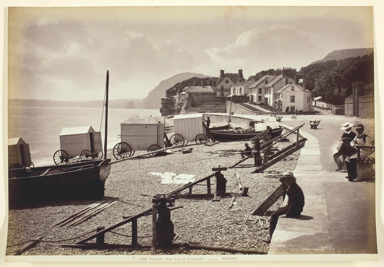 Sidmouth, Esplanadin länsipuolella, 186094. tekijältä Francis Bedford